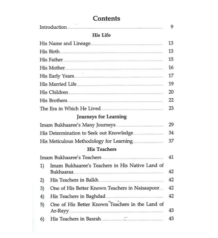 The Biography of Imam Bukhaaree The Biography of Imam Bukhaaree
