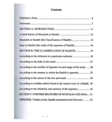 An Introduction to the Science of Hadith An Introduction to the Science of Hadith