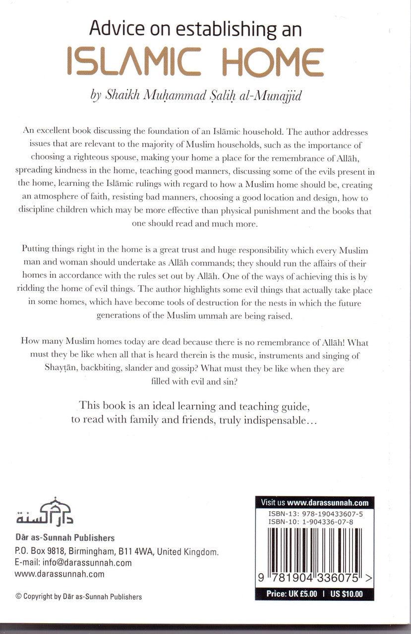 Advice on Establishing an Islamic Home - NobleBookshop