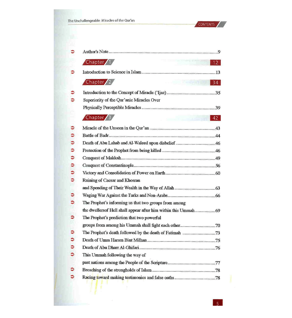 The Unchallengeable Miracles of the Quran