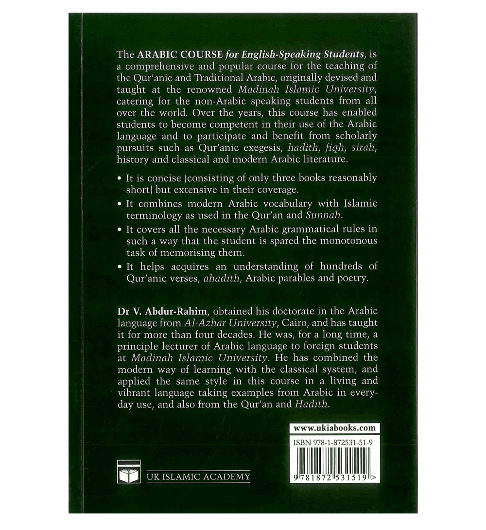 Arabic Course for English Speaking Students 1