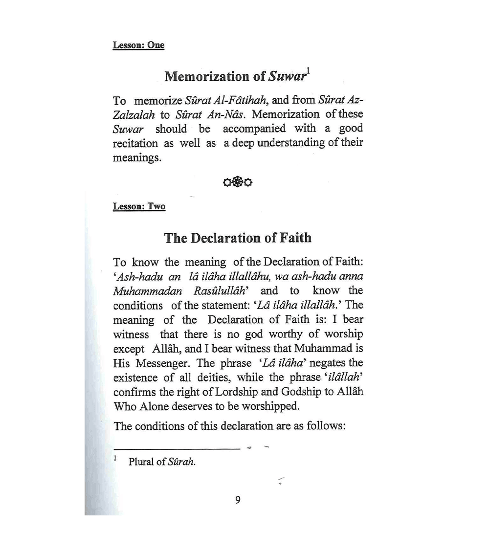 Essential Lessons for Every Muslim