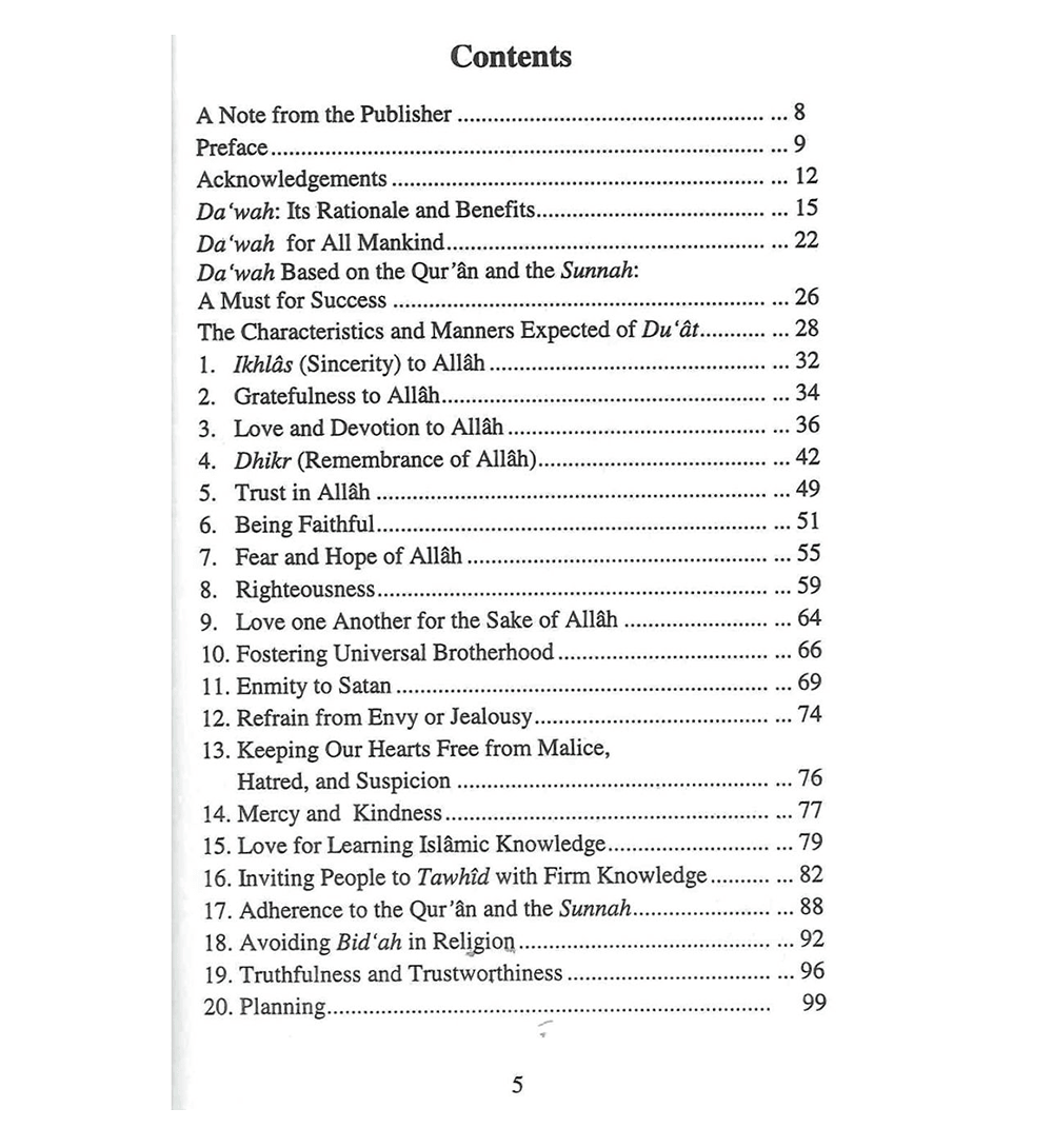 Dawah According to the Quran and the Sunnah