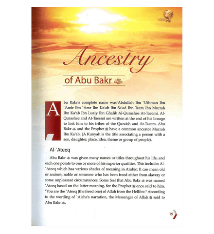 Golden Stories of Abu Bakr As-Siddeeq رضی الله عنهُ Golden Stories of Abu Bakr As-Siddeeq رضی الله عنهُ
