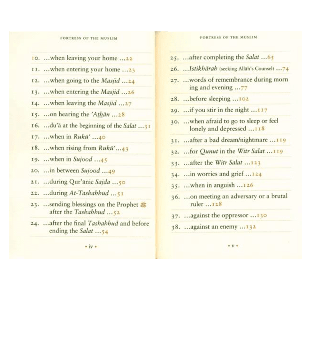 Fortress Of The Muslim (Dua From The Quran & Sunnah)