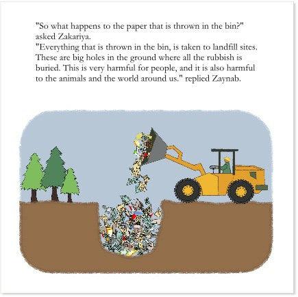 Zaynab And Zakariya Learn To Recycle Zaynab And Zakariya Learn To Recycle