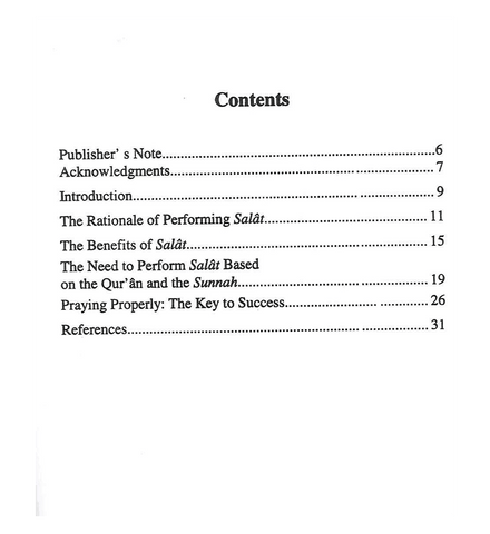 The Rationale & Benefits of Salat (Islamic Prayers) The Rationale & Benefits of Salat (Islamic Prayers)