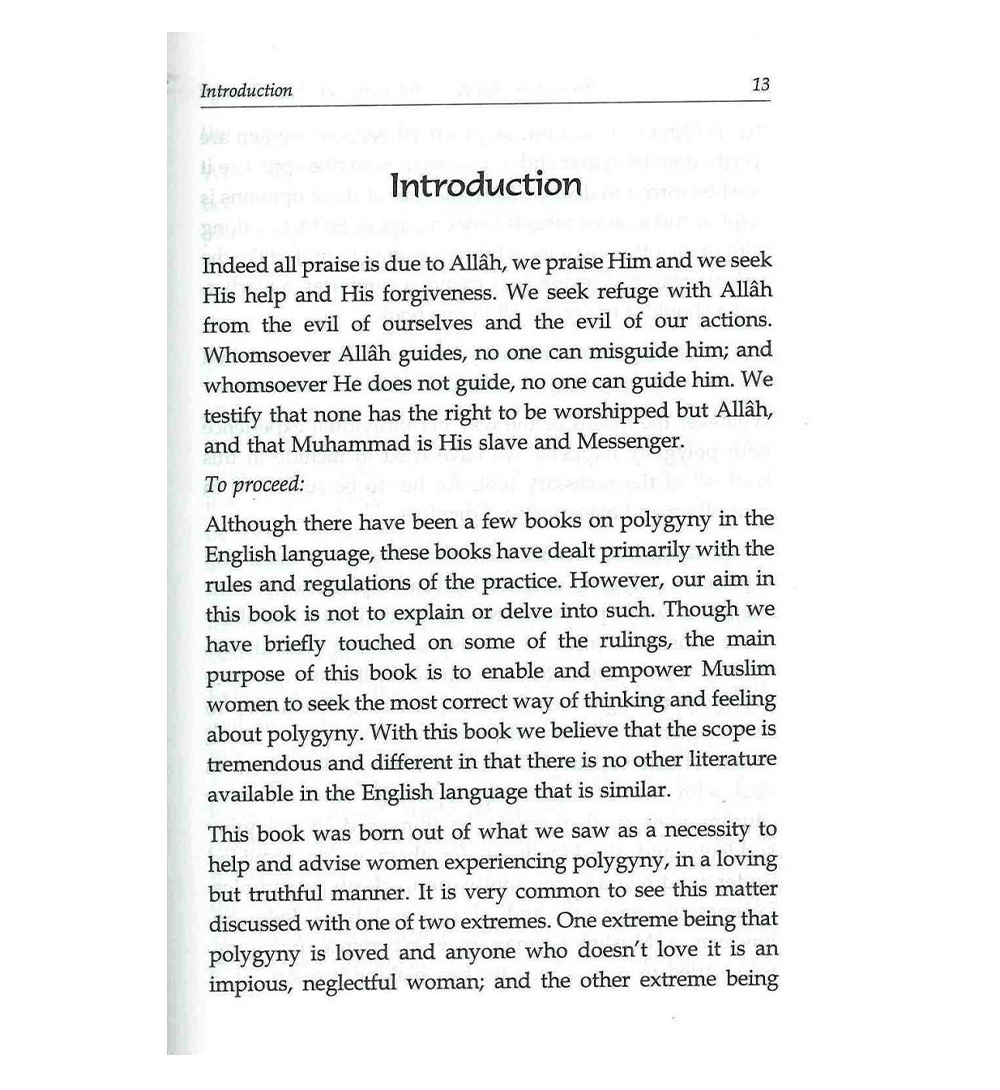 From Monogamy to Polygyny: A way Through