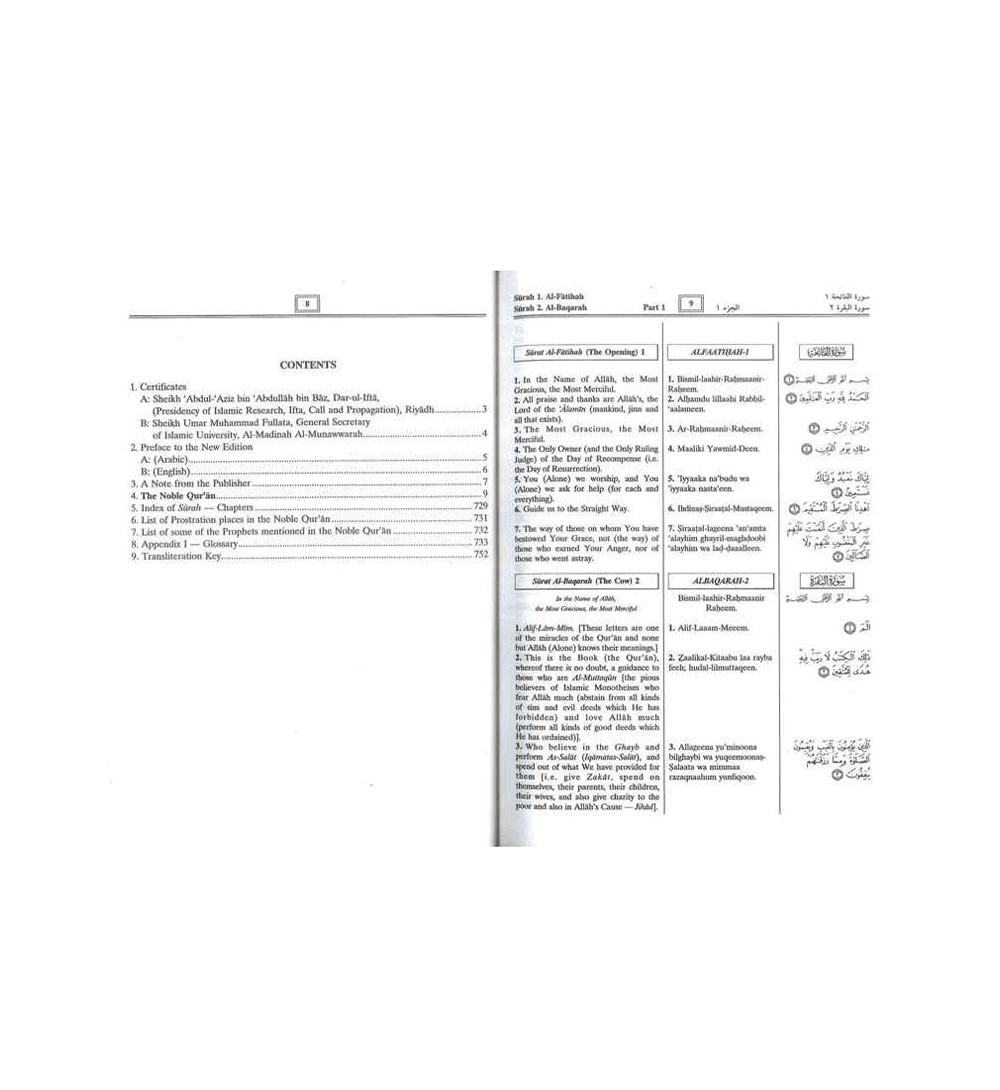 Noble Quran with Transliteration in Roman Script (White Paper), 9789960740799 Noble Quran with Transliteration in Roman Script (White Paper), 9789960740799