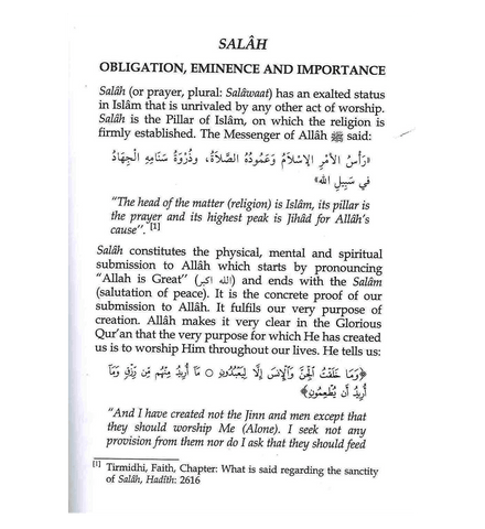 Prayer According to the Sunnah Prayer According to the Sunnah