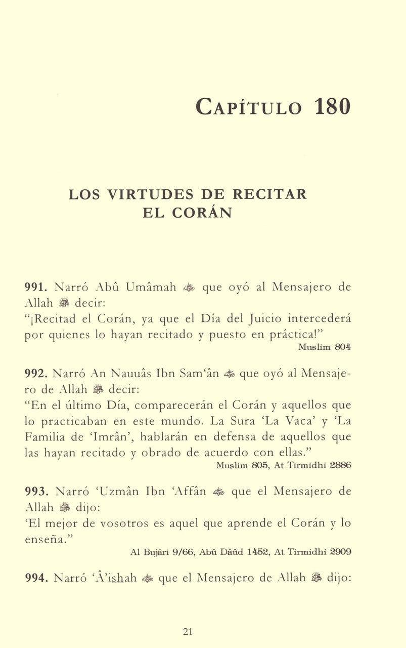 Spanish - El Eden De Los Virtuosos (Riyad-us-Saliheen) : 2 Volume Set