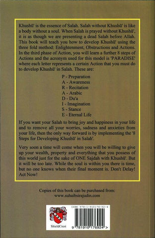 8 Steps For Developing Khushu’ In Salah(book includes 2 audio Cds) 8 Steps For Developing Khushu’ In Salah(book includes 2 audio Cds)
