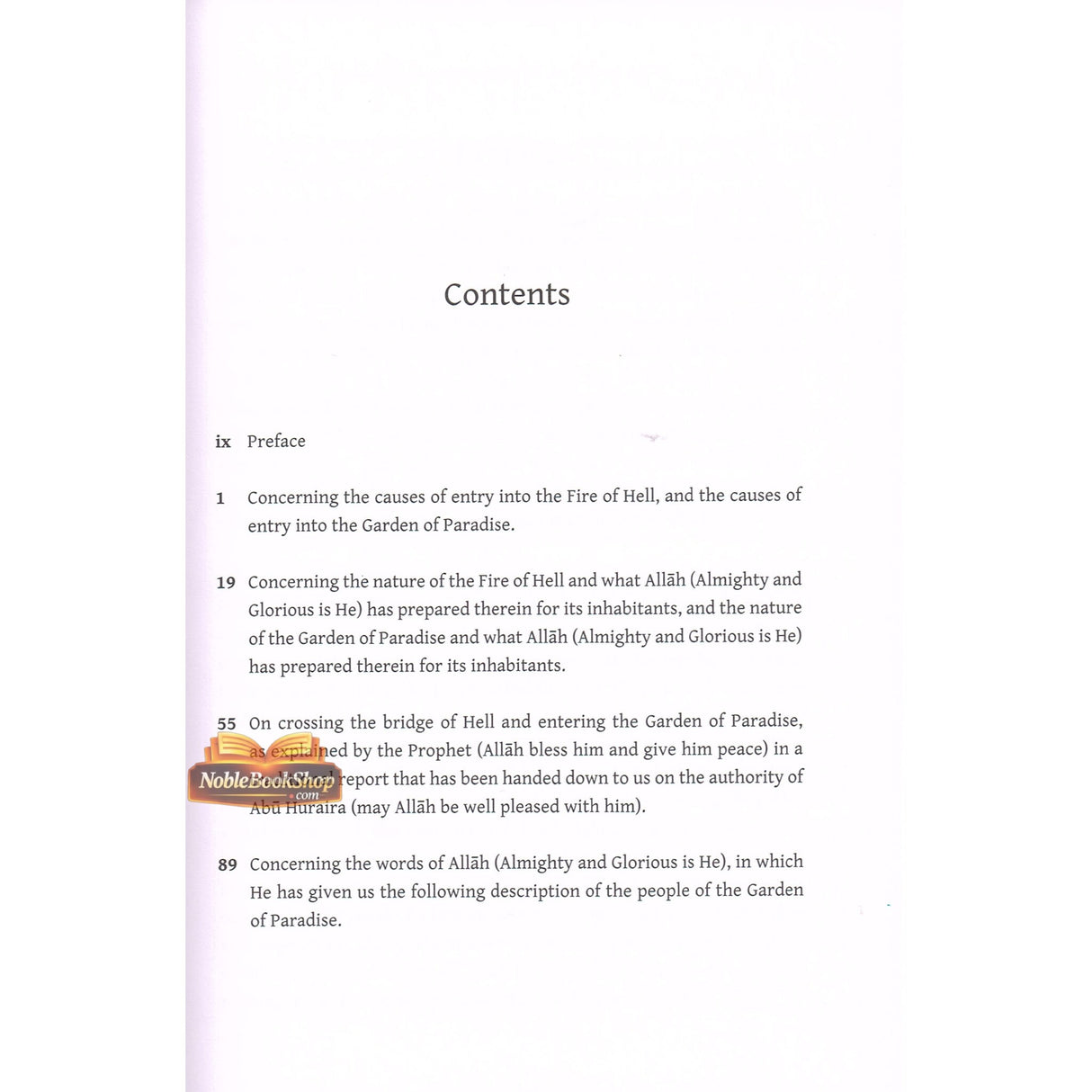 A Concise Description of Jannah & Jahannam