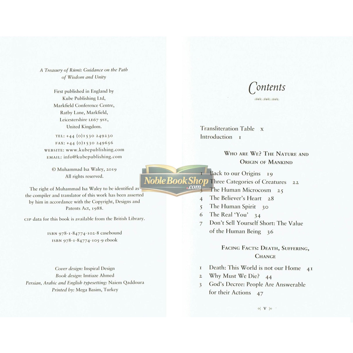 A Treasury of Rumi's Wisdom (Treasury in Islamic Thought and Civilization)