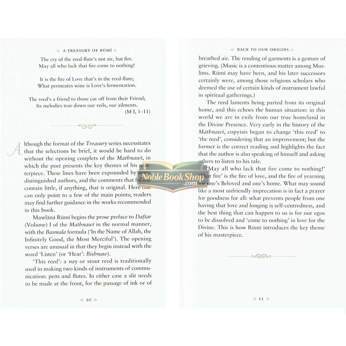 A Treasury of Rumi's Wisdom (Treasury in Islamic Thought and Civilization)