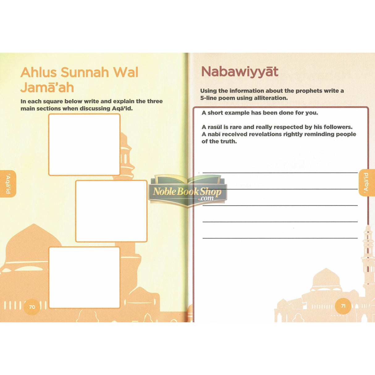 Islamic Curriculum Workbook 6 (Girls)