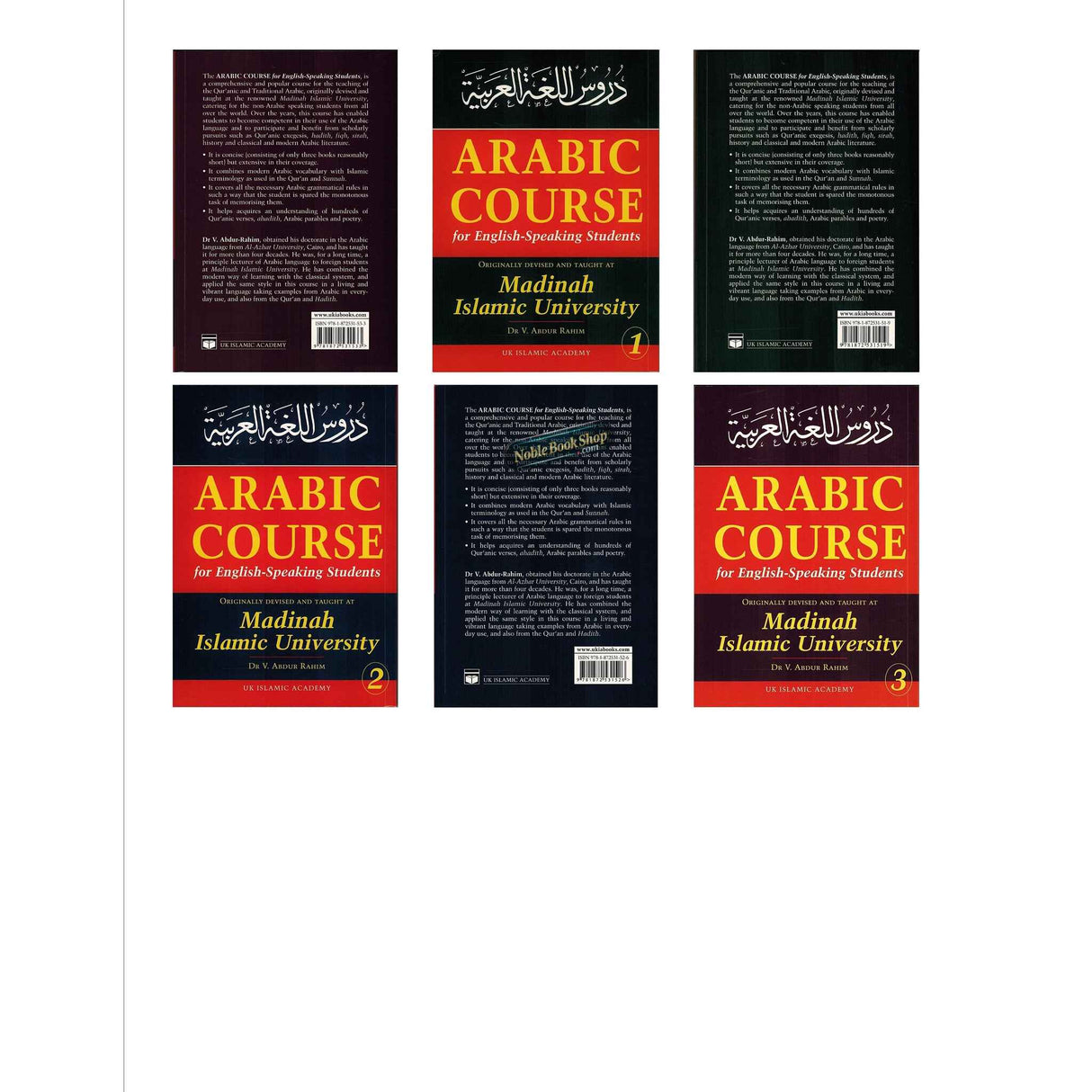 Arabic Course for English-Speaking Students – Set Of 3 Books