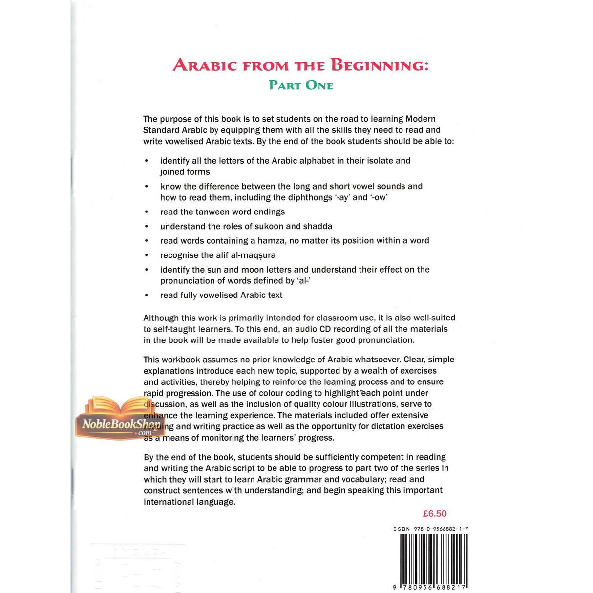 Arabic From The Beginning (Part One)