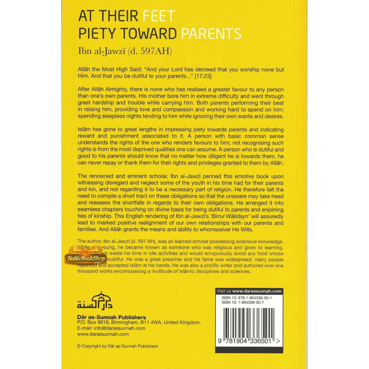 At Their Feet Piety Towards Parents