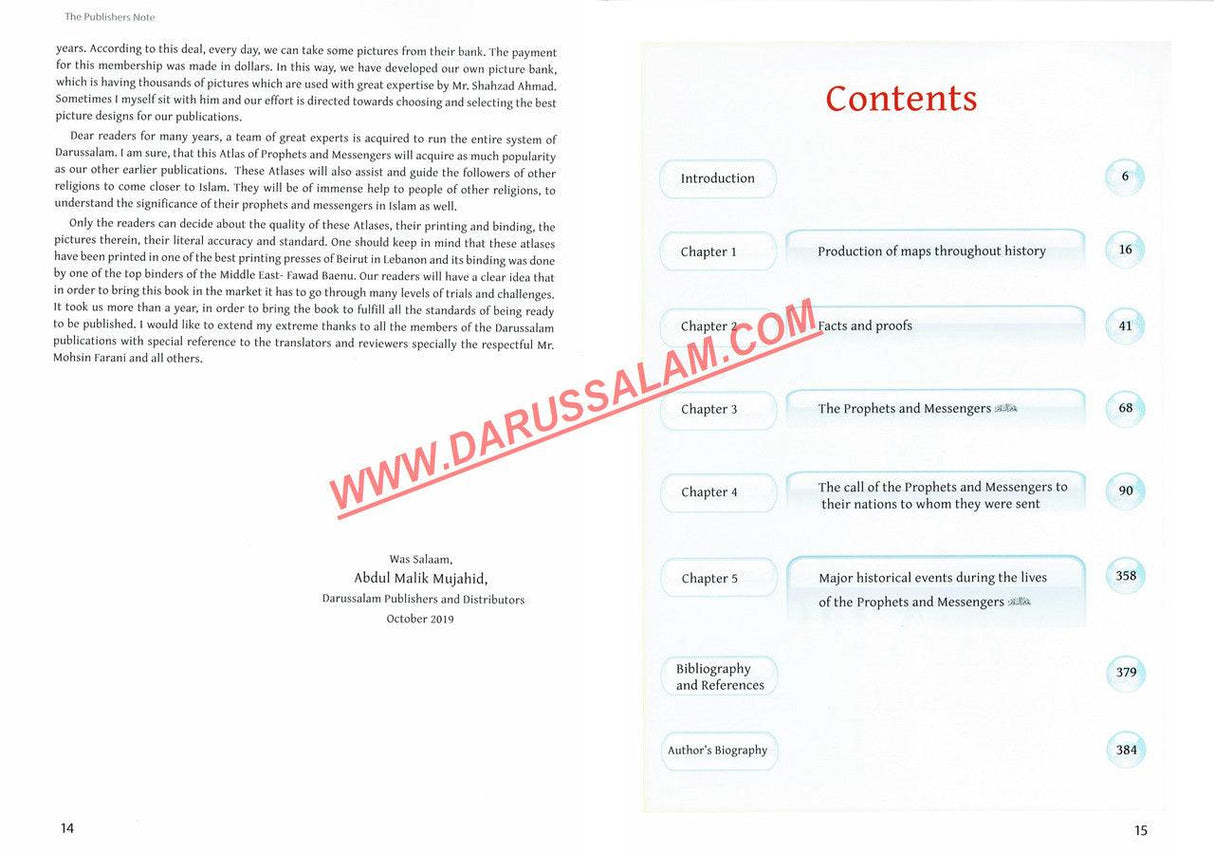 Historical Atlas of The Prophets & Messengers,9786035004275,