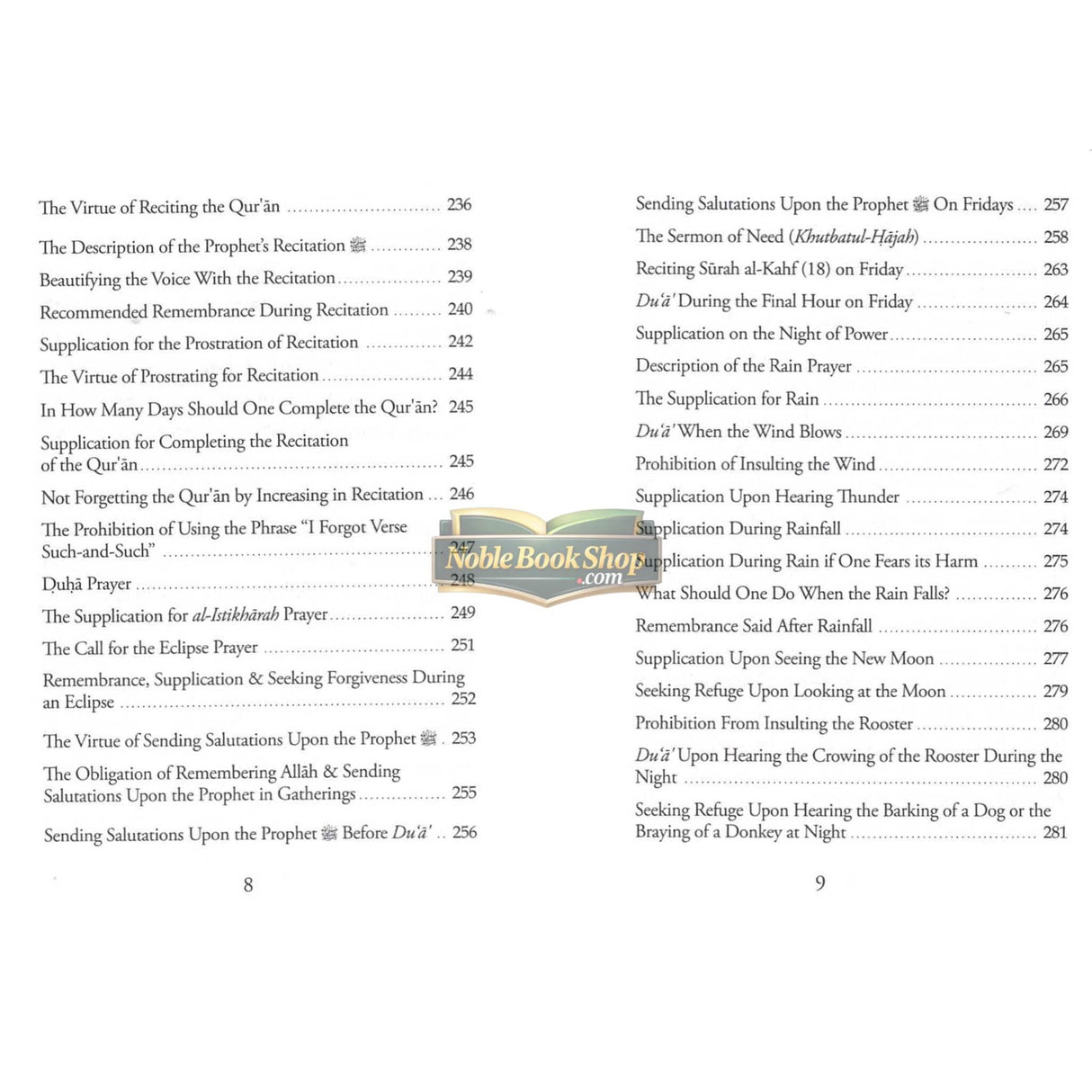 Collection of Authentic Invocations (Pocket size)