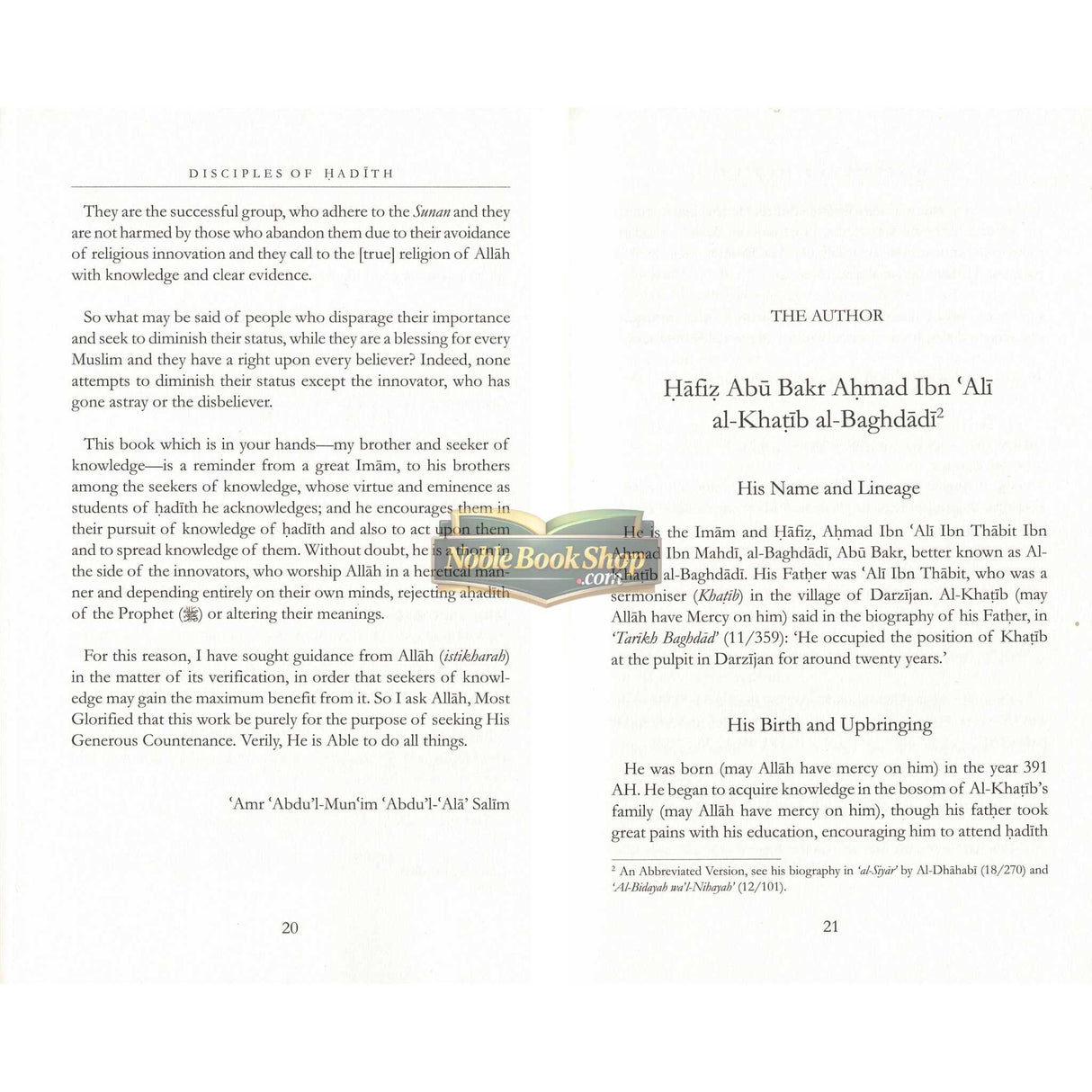 Disciples of Hadith : The Noble Guardians