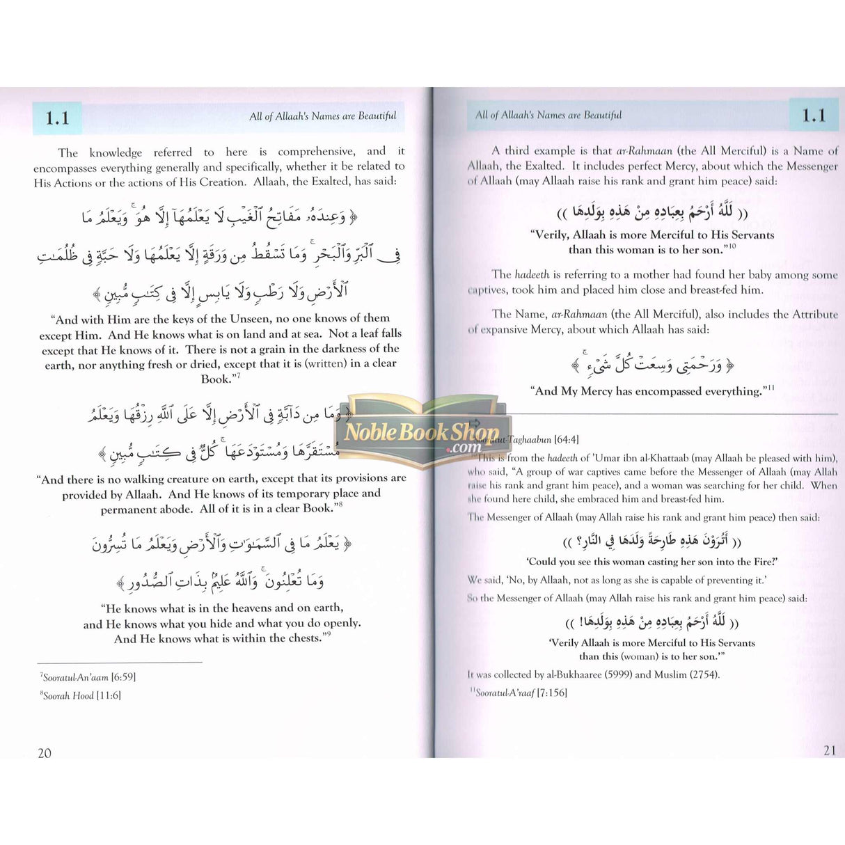 Exemplary Principles Concerning The Beautiful Names Of Allah