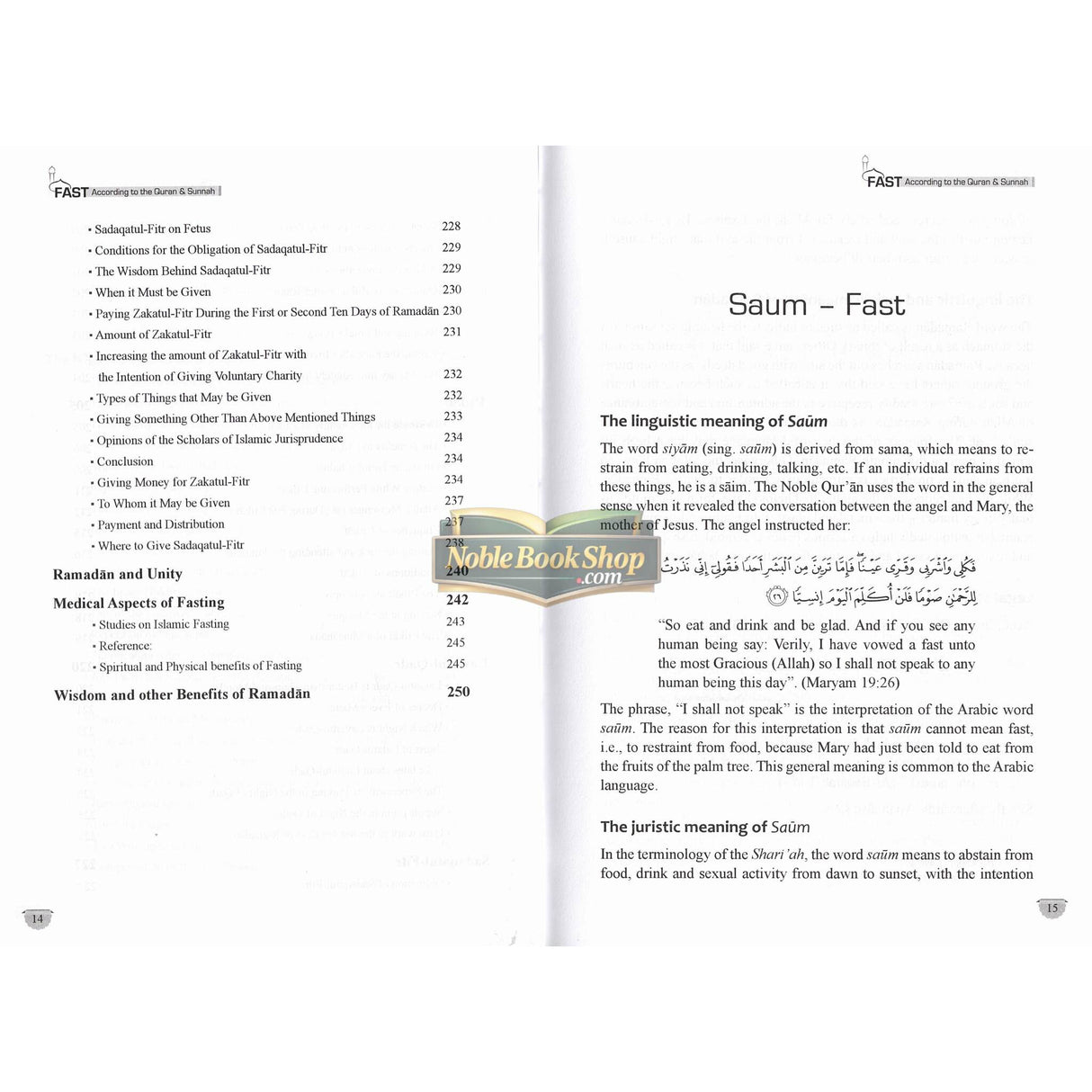 Fast According to the Quran & Sunnah