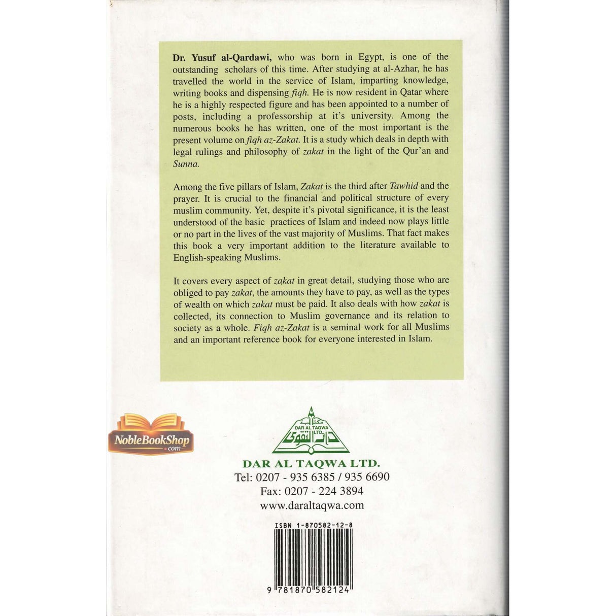 Fiqh az Zakat : A Comparative Study