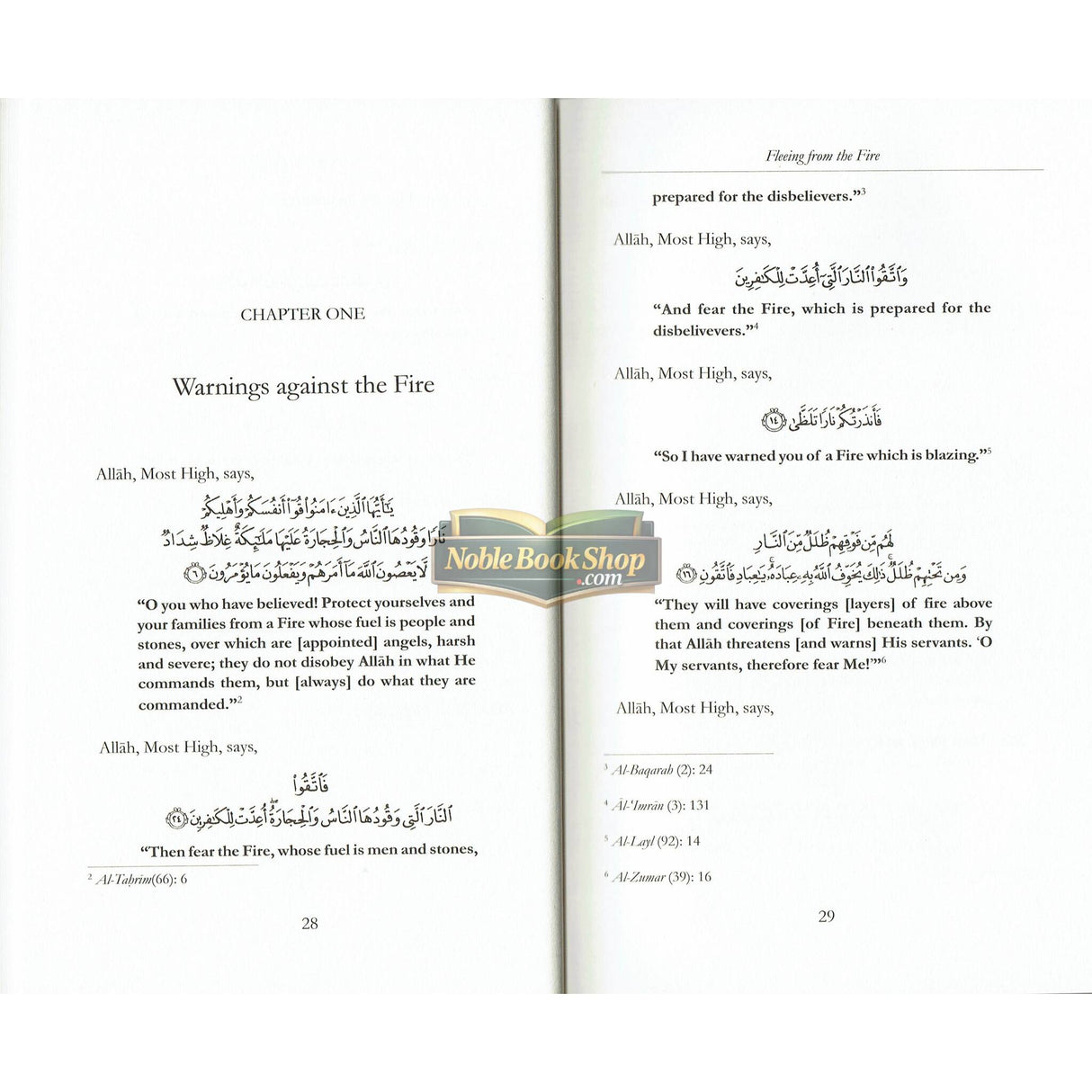 Fleeing from the Fire