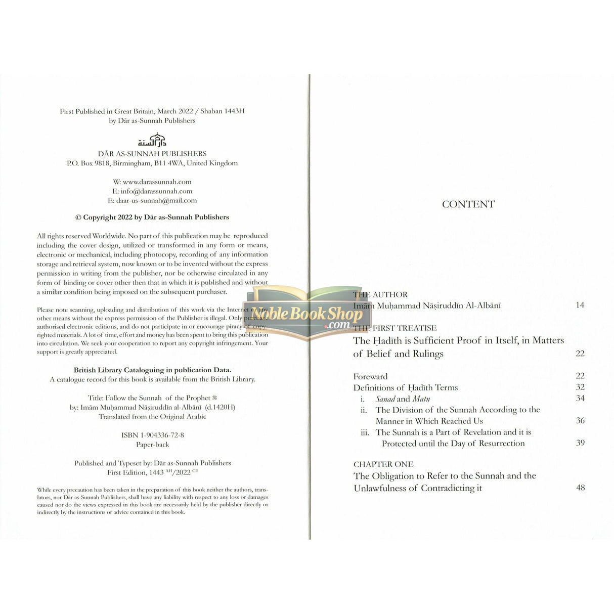 Follow The Sunnah of The Prophet