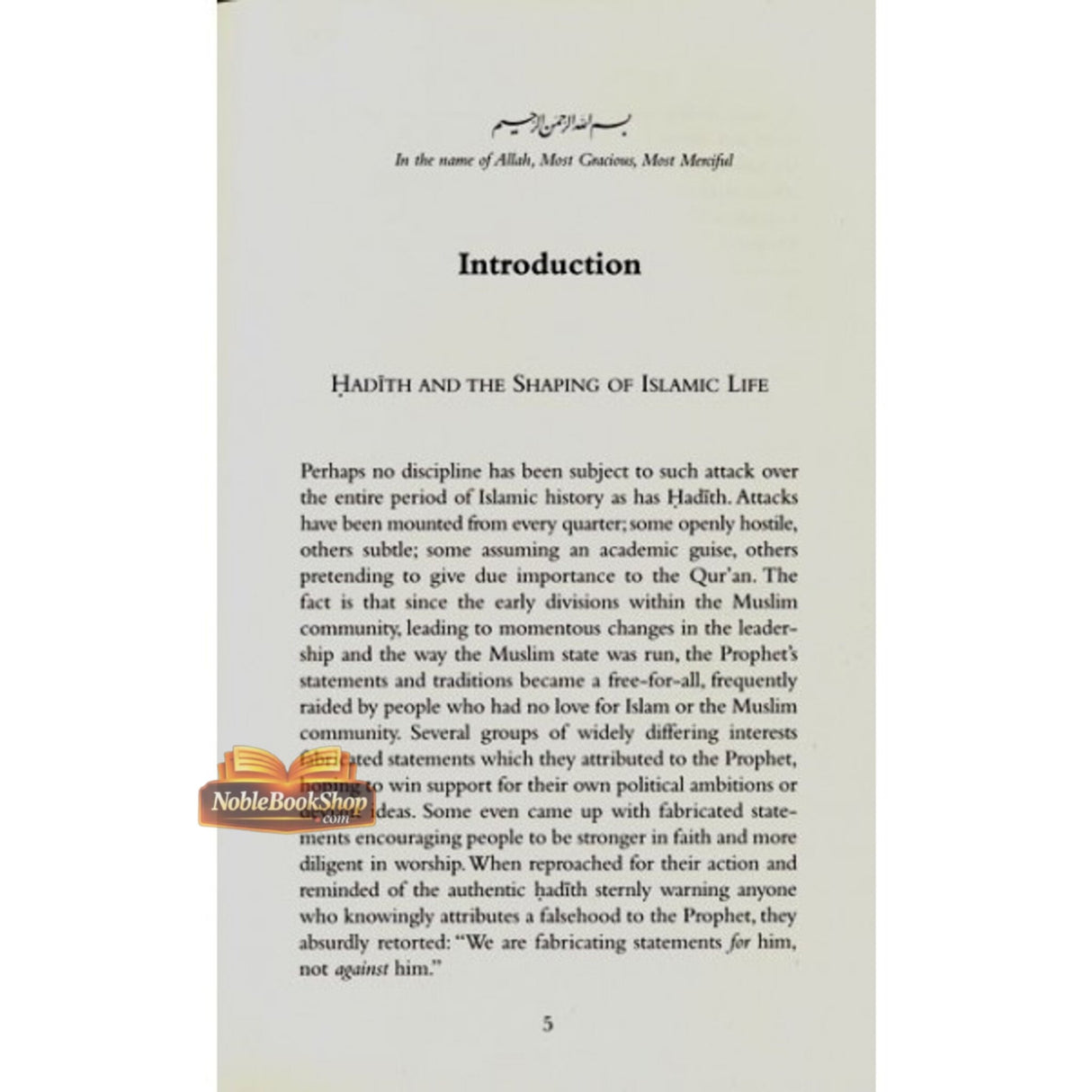 Hadith Status & Role by Syed Abul Hassan Ali AL Nadwi