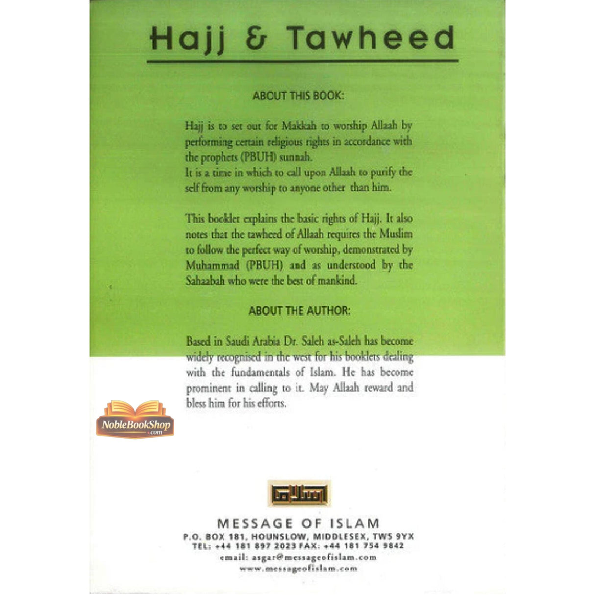 Hajj & Tawheed