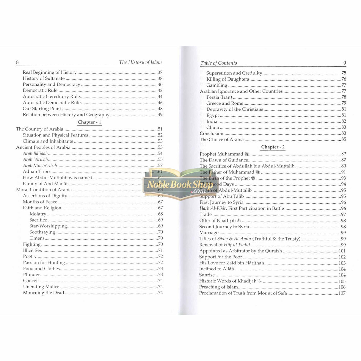 The History of Islam 3 Volume Set