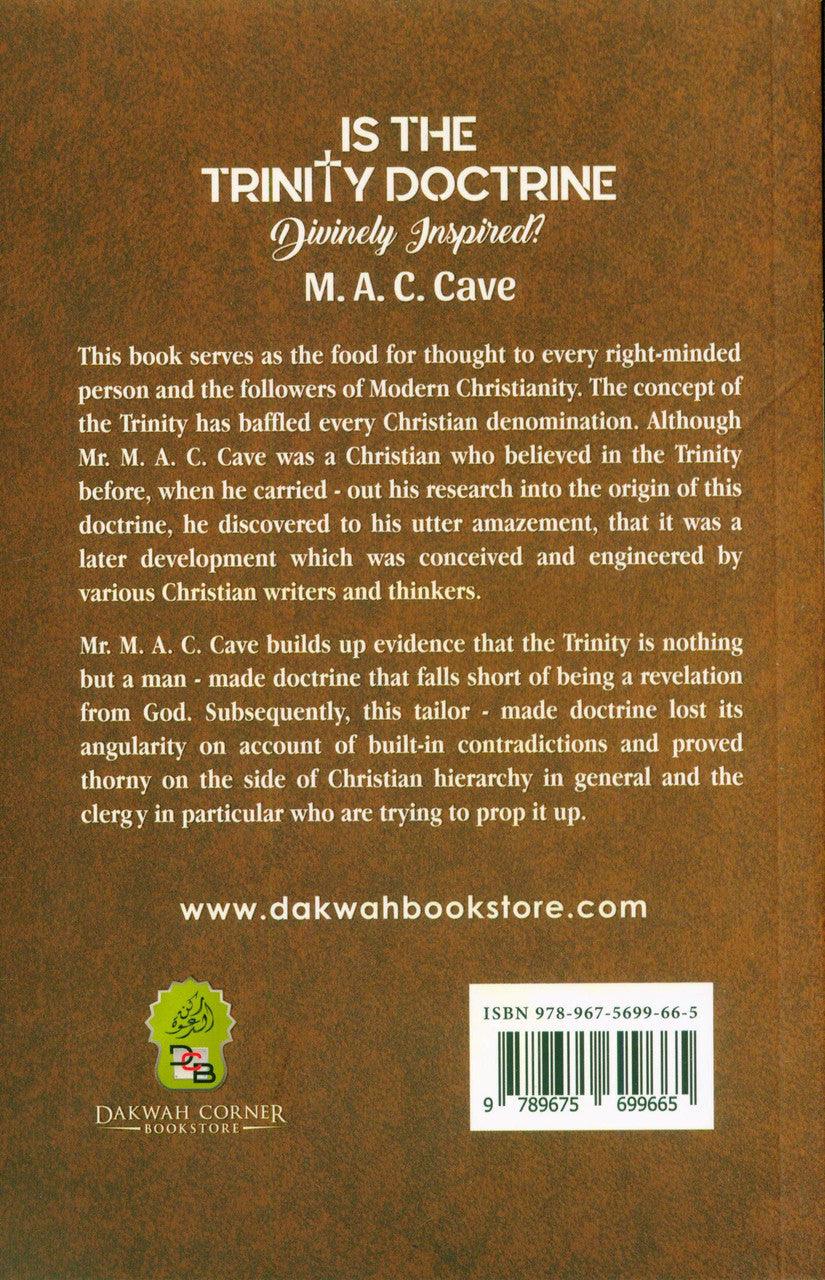 Is The Trinity Doctrine Divinely Inspired? (24895)