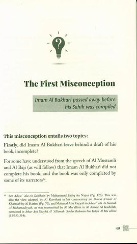 Elevating Sahih Al-Bukhari : Affirming The Status of Imam Al Bukhari and His Sahih by Dispelling the Misconceptions Surrounding Them (25032) Elevating Sahih Al-Bukhari : Affirming The Status of Imam Al Bukhari and His Sahih by Dispelling the Misconceptions Surrounding Them (25032)