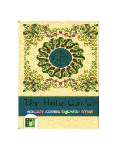 The Holy Quran Colour coded Tajweed Rules (10x14)