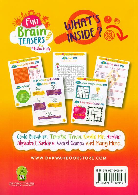 Fun Brain Teasers For Muslim Kids , 9789675699641
