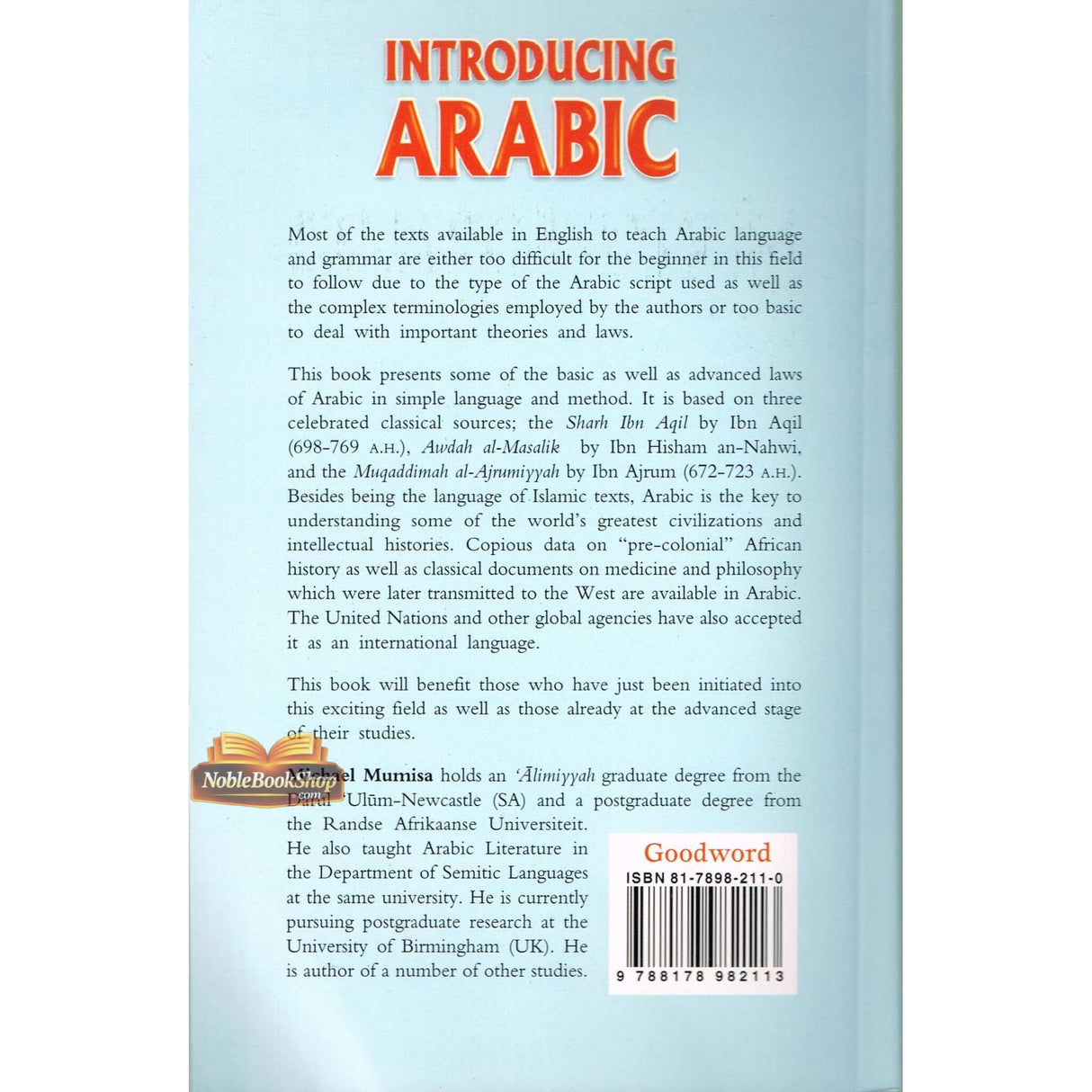 Introducing Arabic