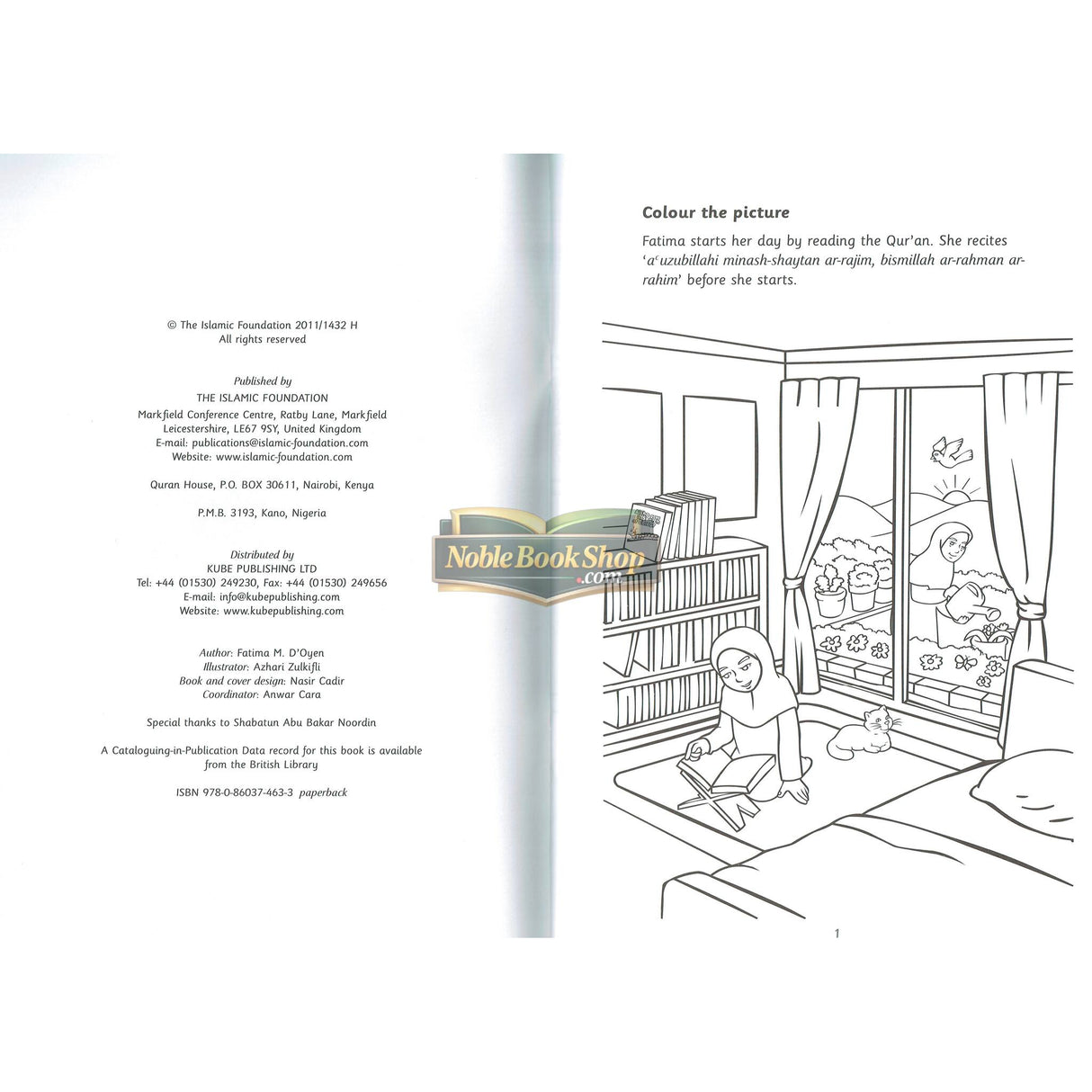 Islamic Manners Activity Book