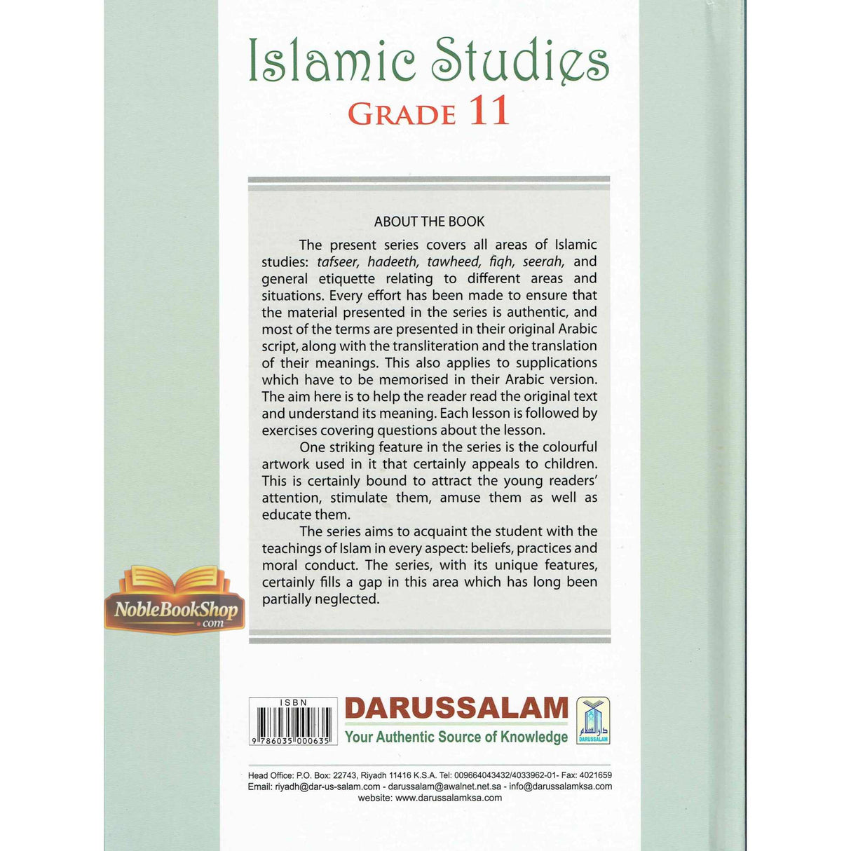 Islamic Studies Grade 11