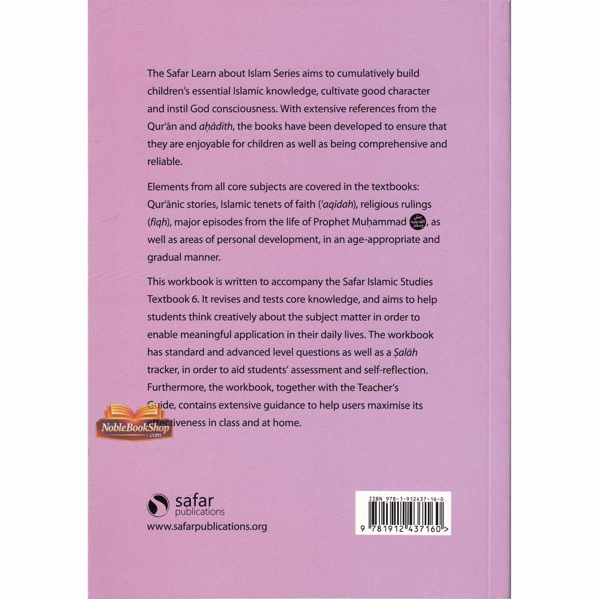 Islamic Studies: Workbook 6 – Learn about Islam Series