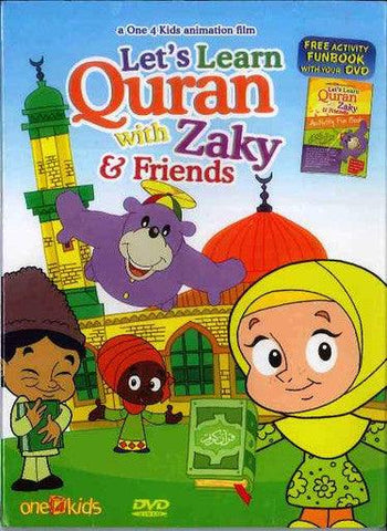 Let's Learn Quran With Zaky and Friends DVD Let's Learn Quran With Zaky and Friends DVD