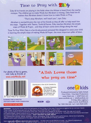 Time To Pray With Zaky DvD Time To Pray With Zaky DvD