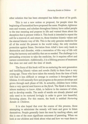 Nurturing Eeman in Children Nurturing Eeman in Children
