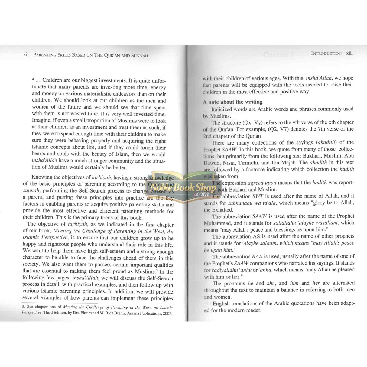 Parenting Skills : Based In The Quran And Sunnah