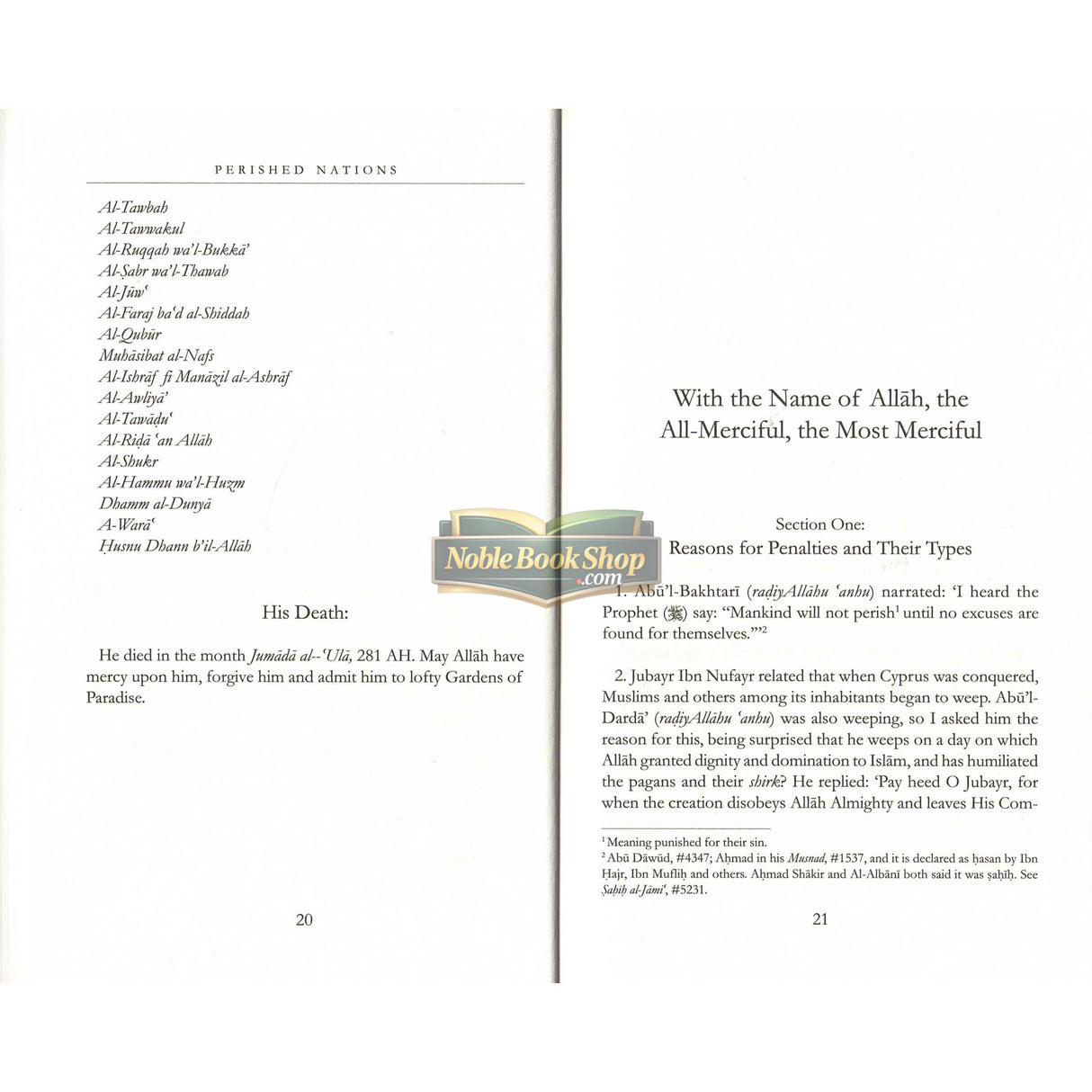 Perished Nations Book of Penalties