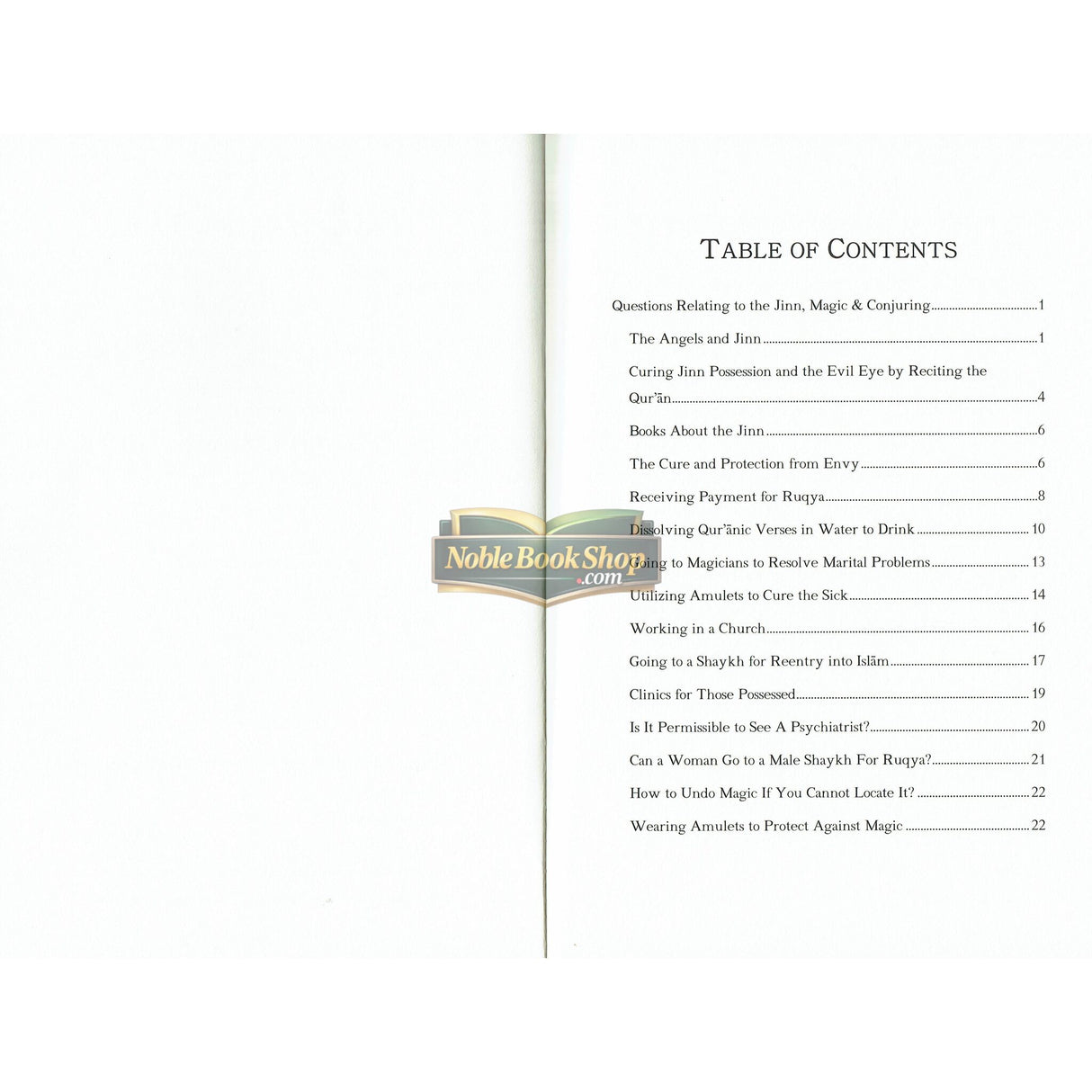 Questions Relating to the Jinn, Magic, and Conjuring