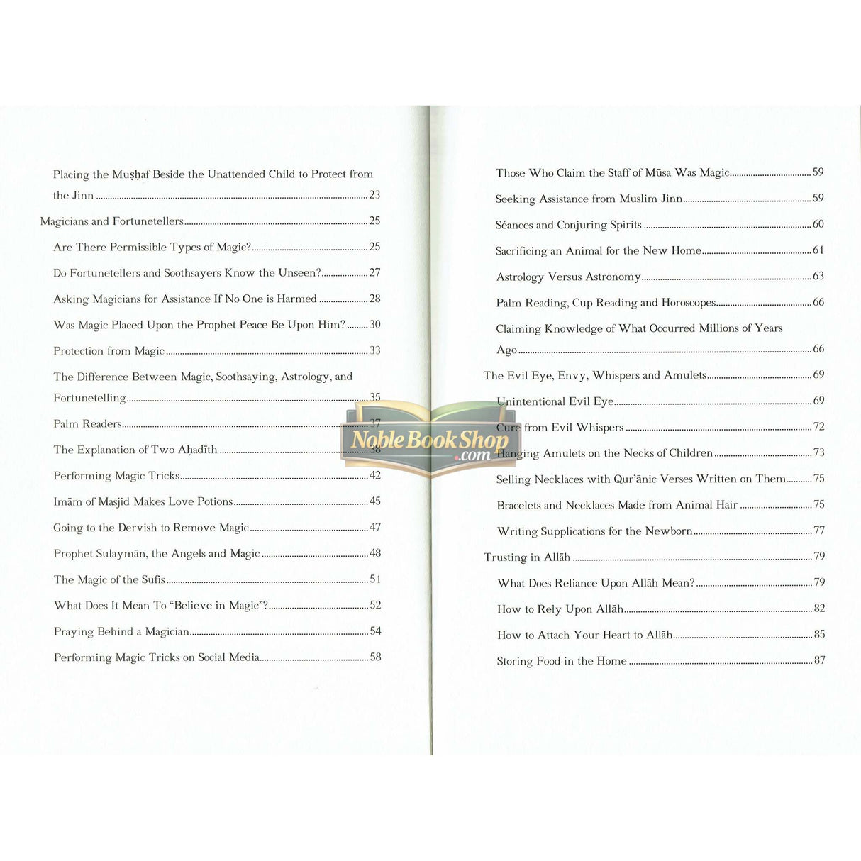 Questions Relating to the Jinn, Magic, and Conjuring