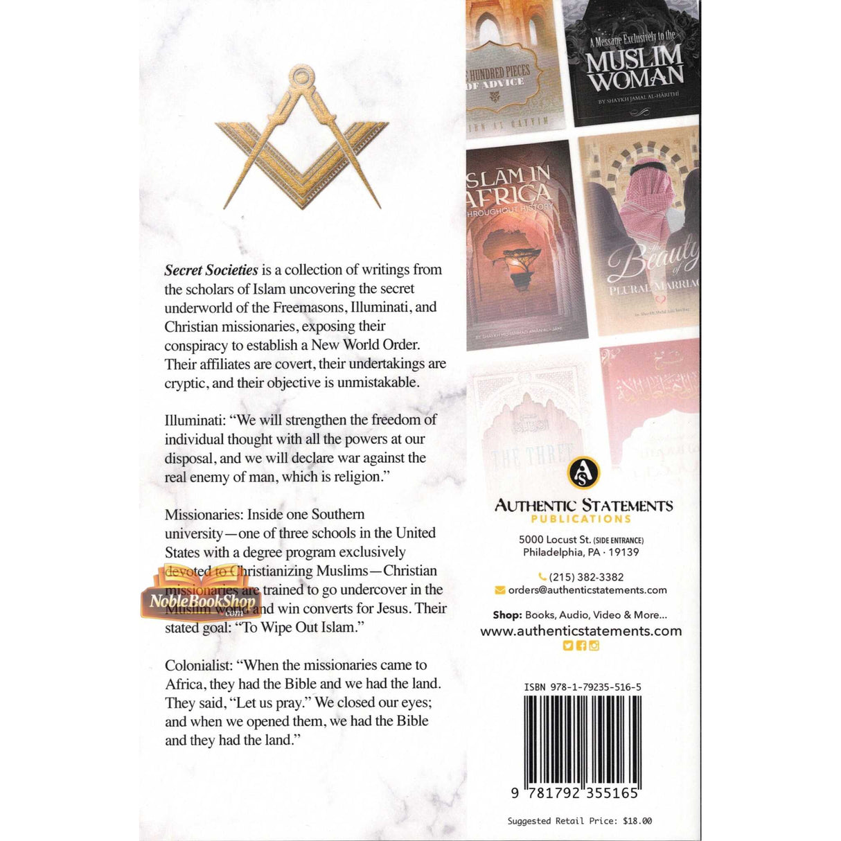 Secret Societies Freemasons, Illuminati and Missionaries